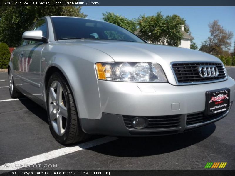 Light Silver Metallic / Ebony 2003 Audi A4 1.8T Sedan