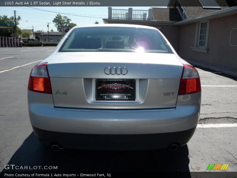 Light Silver Metallic / Ebony 2003 Audi A4 1.8T Sedan