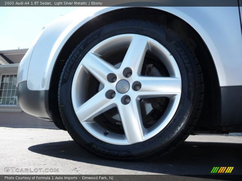 Light Silver Metallic / Ebony 2003 Audi A4 1.8T Sedan