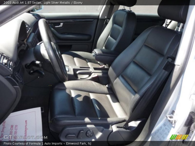 Light Silver Metallic / Ebony 2003 Audi A4 1.8T Sedan