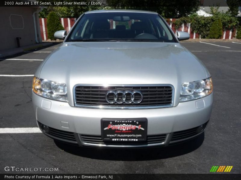 Light Silver Metallic / Ebony 2003 Audi A4 1.8T Sedan