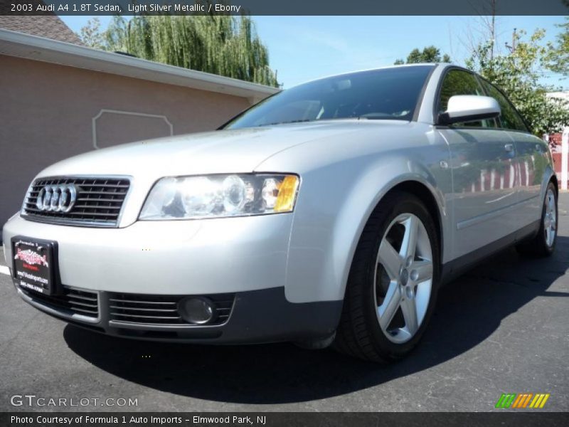Light Silver Metallic / Ebony 2003 Audi A4 1.8T Sedan