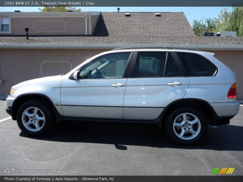 Titanium Silver Metallic / Gray 2003 BMW X5 3.0i