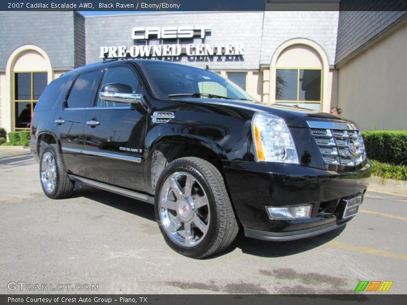 Black Raven / Ebony/Ebony 2007 Cadillac Escalade AWD