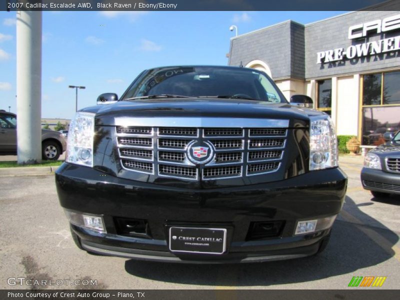 Black Raven / Ebony/Ebony 2007 Cadillac Escalade AWD