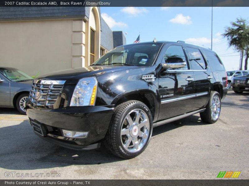 Black Raven / Ebony/Ebony 2007 Cadillac Escalade AWD