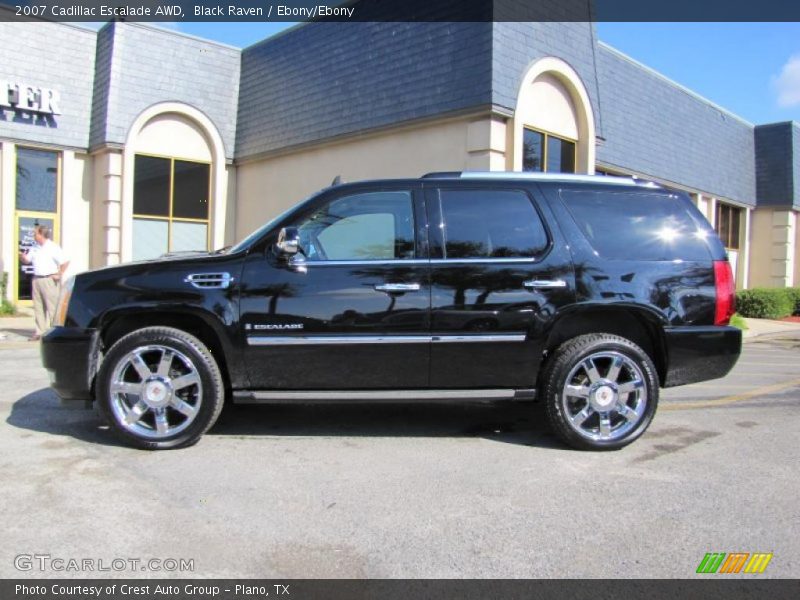 Black Raven / Ebony/Ebony 2007 Cadillac Escalade AWD