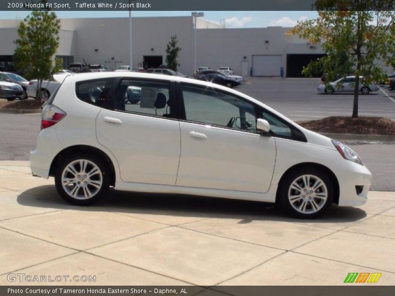 Taffeta White / Sport Black 2009 Honda Fit Sport