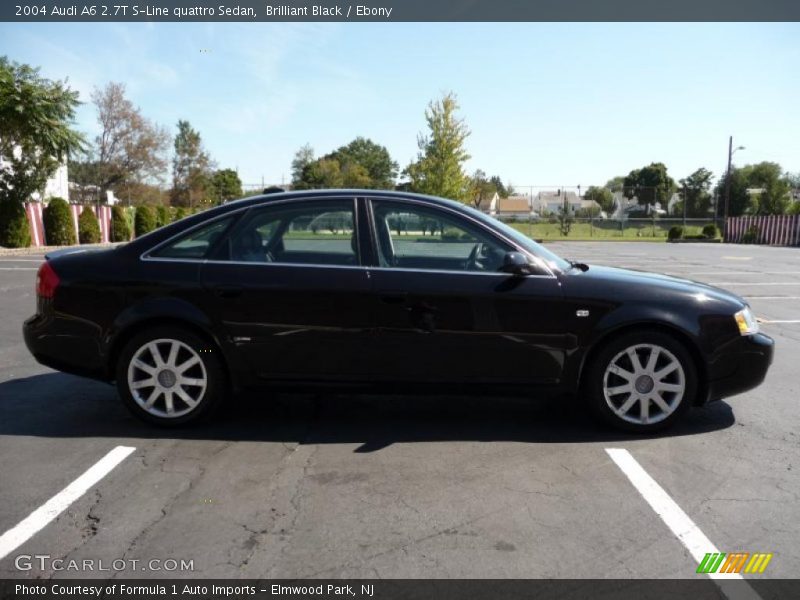 Brilliant Black / Ebony 2004 Audi A6 2.7T S-Line quattro Sedan