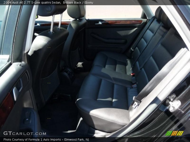 Brilliant Black / Ebony 2004 Audi A6 2.7T S-Line quattro Sedan