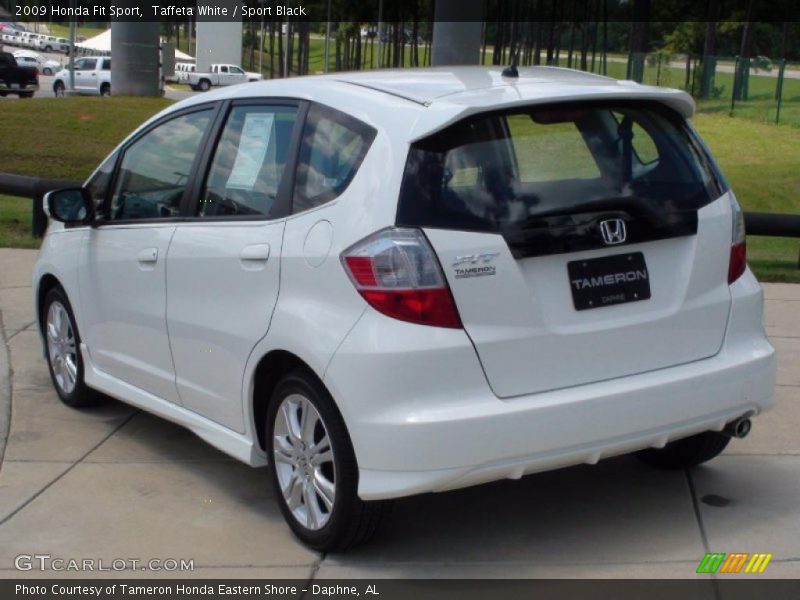 Taffeta White / Sport Black 2009 Honda Fit Sport