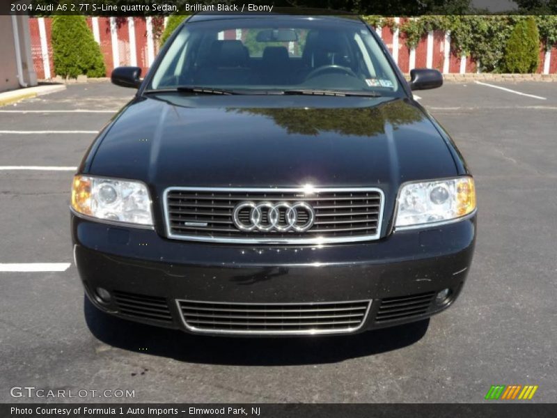Brilliant Black / Ebony 2004 Audi A6 2.7T S-Line quattro Sedan