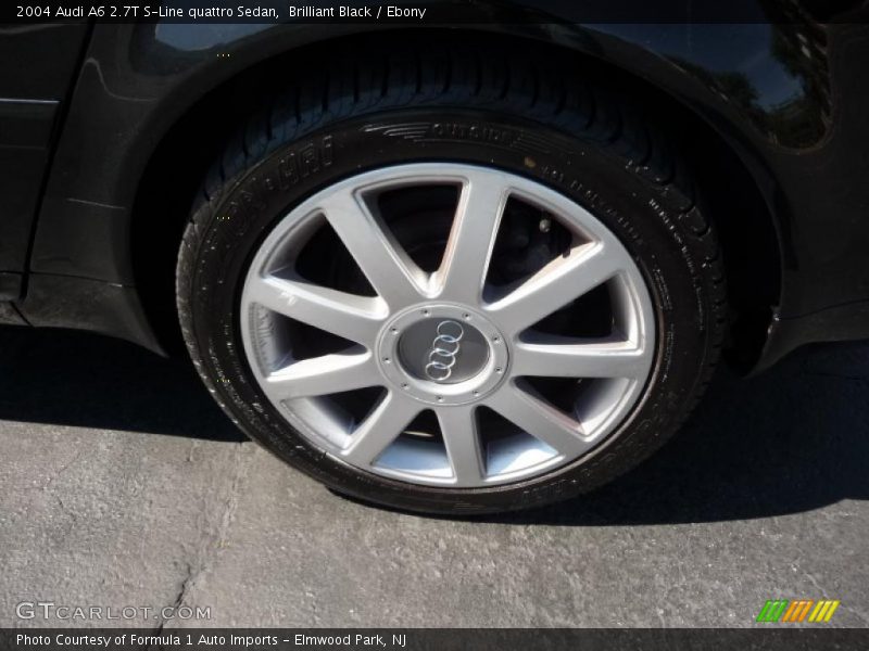 Brilliant Black / Ebony 2004 Audi A6 2.7T S-Line quattro Sedan
