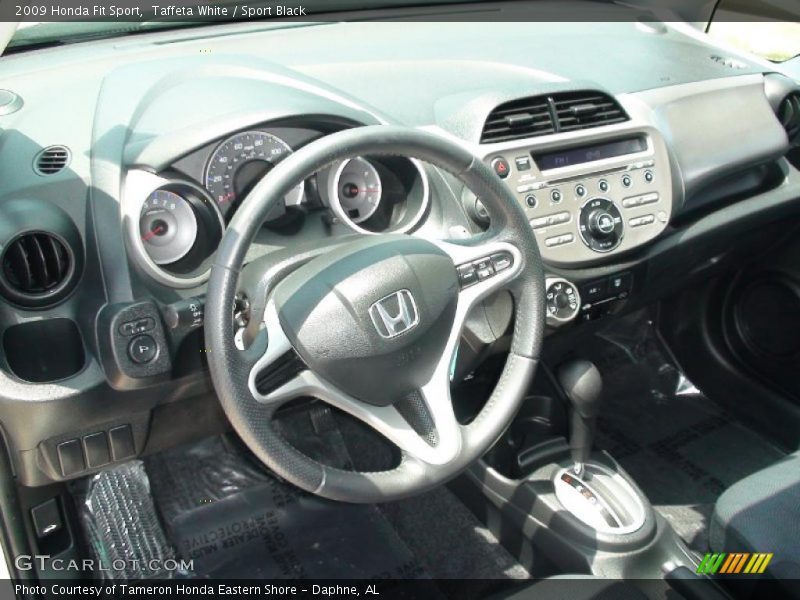 Taffeta White / Sport Black 2009 Honda Fit Sport