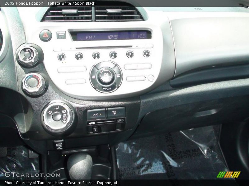 Taffeta White / Sport Black 2009 Honda Fit Sport