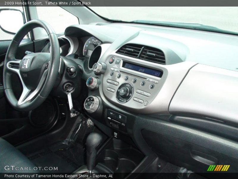 Taffeta White / Sport Black 2009 Honda Fit Sport