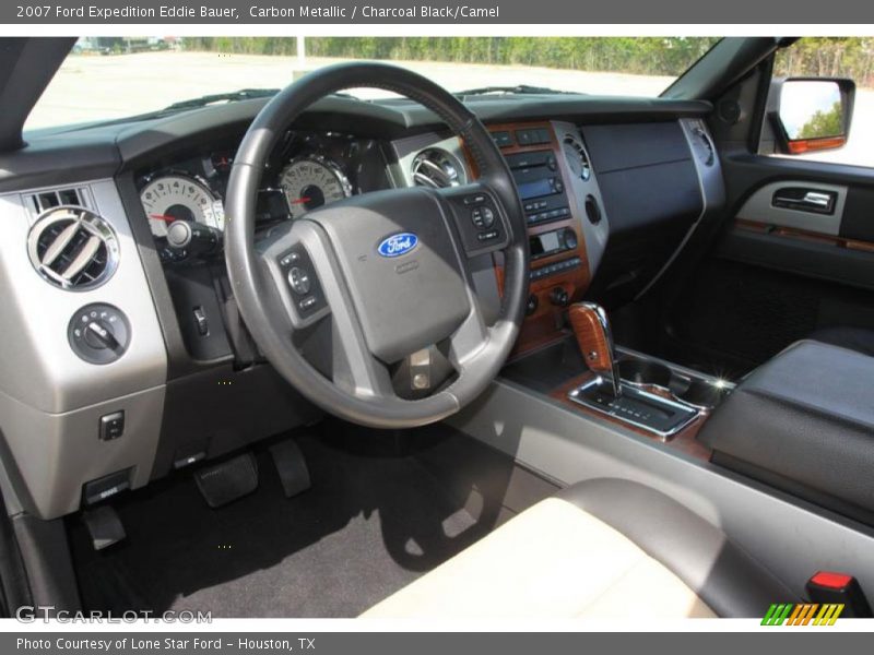 Carbon Metallic / Charcoal Black/Camel 2007 Ford Expedition Eddie Bauer