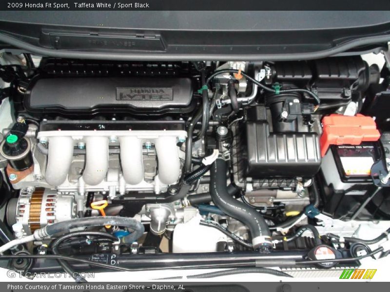 Taffeta White / Sport Black 2009 Honda Fit Sport