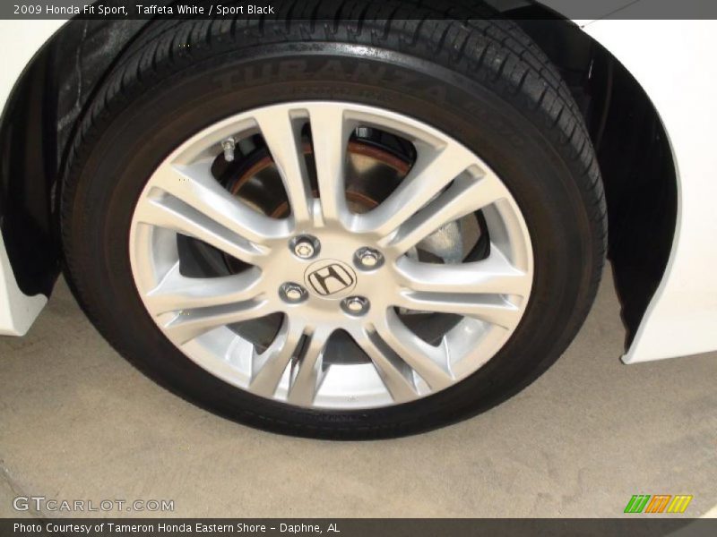 Taffeta White / Sport Black 2009 Honda Fit Sport