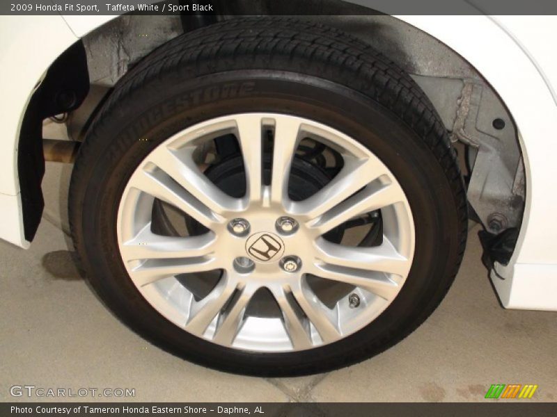 Taffeta White / Sport Black 2009 Honda Fit Sport
