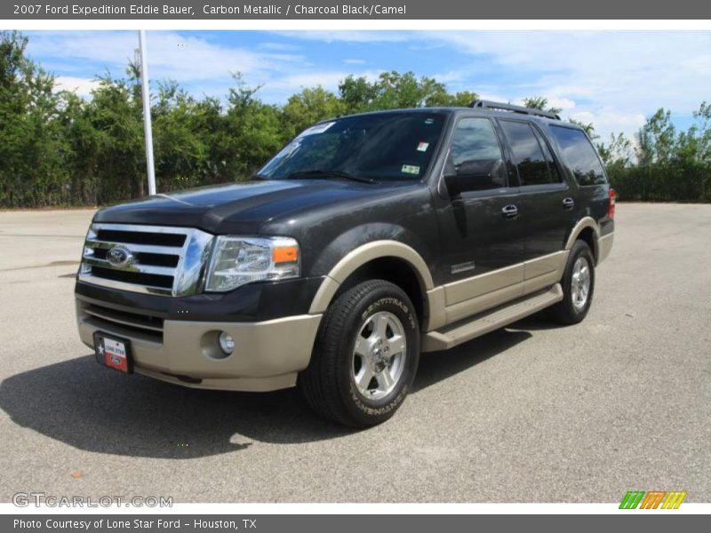 Carbon Metallic / Charcoal Black/Camel 2007 Ford Expedition Eddie Bauer