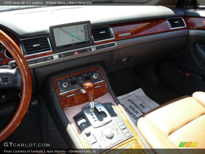 Brilliant Black / Black/Amaretto 2005 Audi A8 4.2 quattro