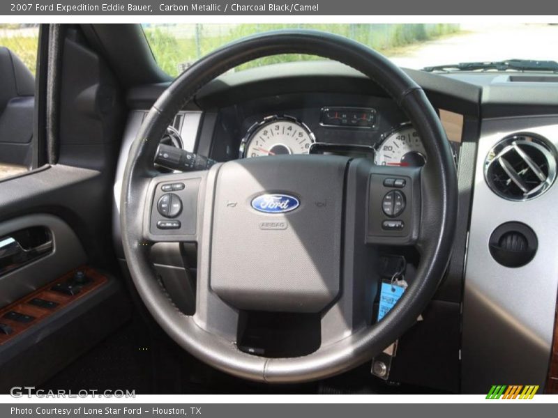 Carbon Metallic / Charcoal Black/Camel 2007 Ford Expedition Eddie Bauer