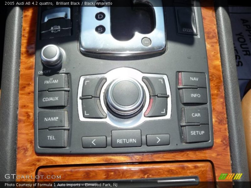Brilliant Black / Black/Amaretto 2005 Audi A8 4.2 quattro