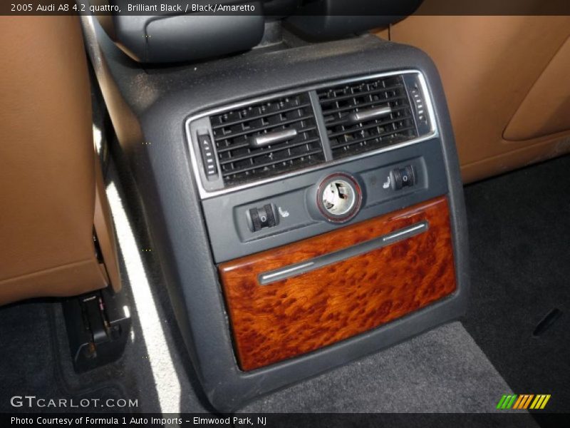 Brilliant Black / Black/Amaretto 2005 Audi A8 4.2 quattro