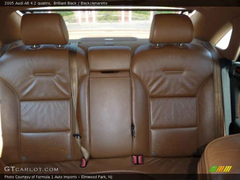 Brilliant Black / Black/Amaretto 2005 Audi A8 4.2 quattro