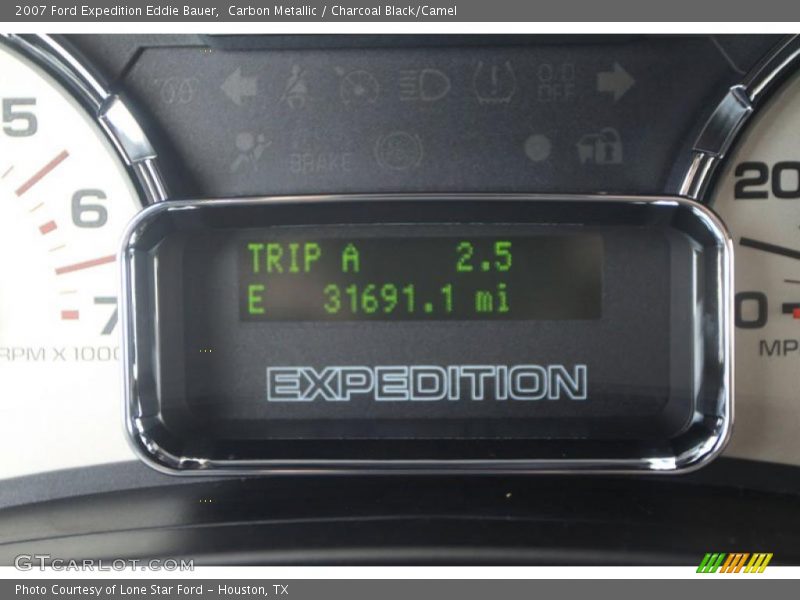 Carbon Metallic / Charcoal Black/Camel 2007 Ford Expedition Eddie Bauer