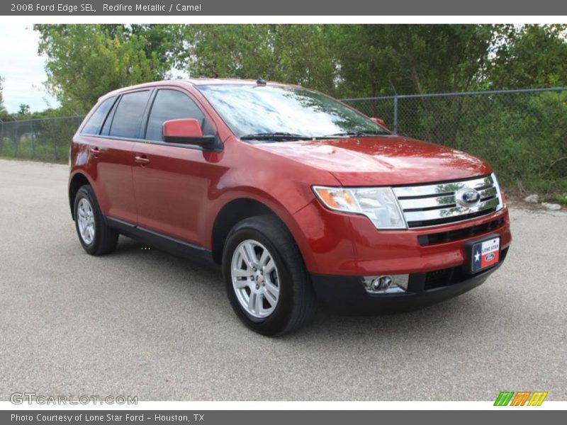 Redfire Metallic / Camel 2008 Ford Edge SEL