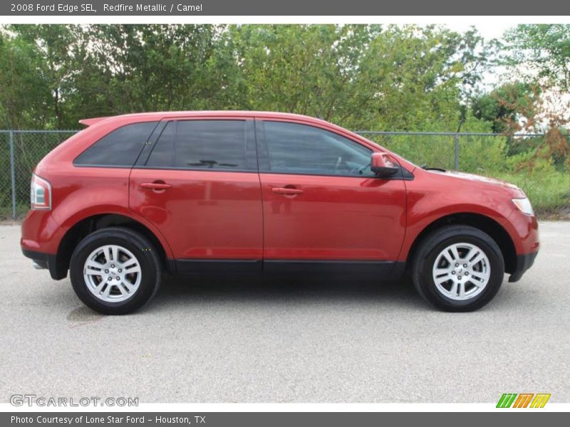 Redfire Metallic / Camel 2008 Ford Edge SEL