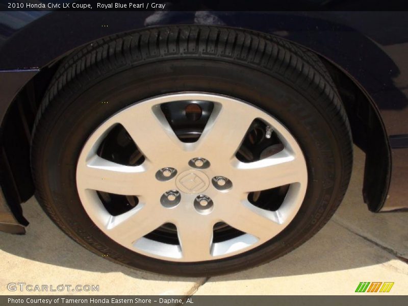 Royal Blue Pearl / Gray 2010 Honda Civic LX Coupe