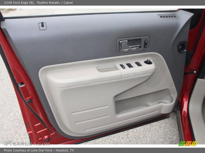 Redfire Metallic / Camel 2008 Ford Edge SEL