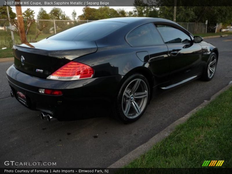 Black Sapphire Metallic / Sepang Beige 2007 BMW M6 Coupe