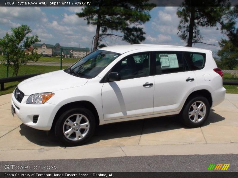 Super White / Ash Gray 2009 Toyota RAV4 4WD