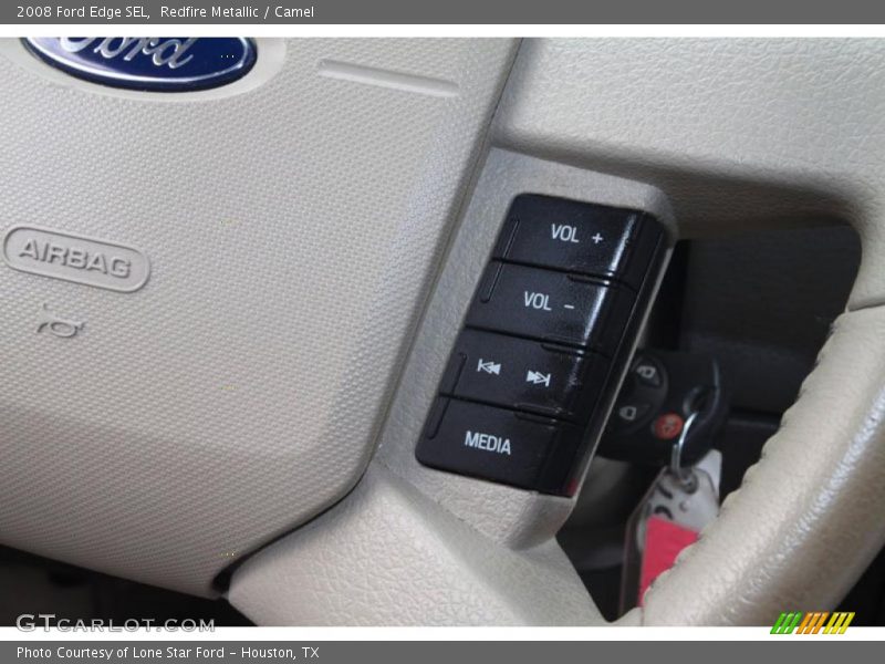 Redfire Metallic / Camel 2008 Ford Edge SEL