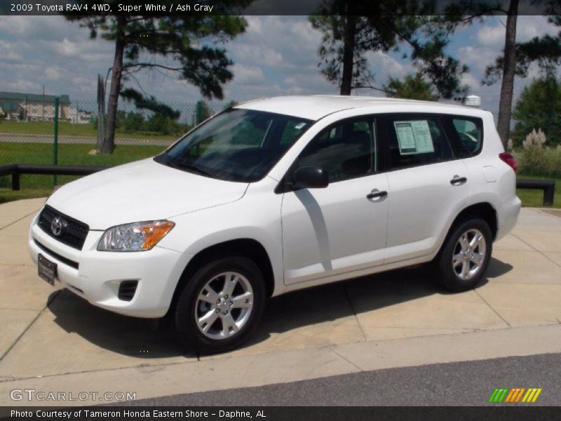 Super White / Ash Gray 2009 Toyota RAV4 4WD