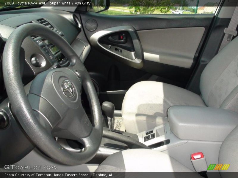 Super White / Ash Gray 2009 Toyota RAV4 4WD