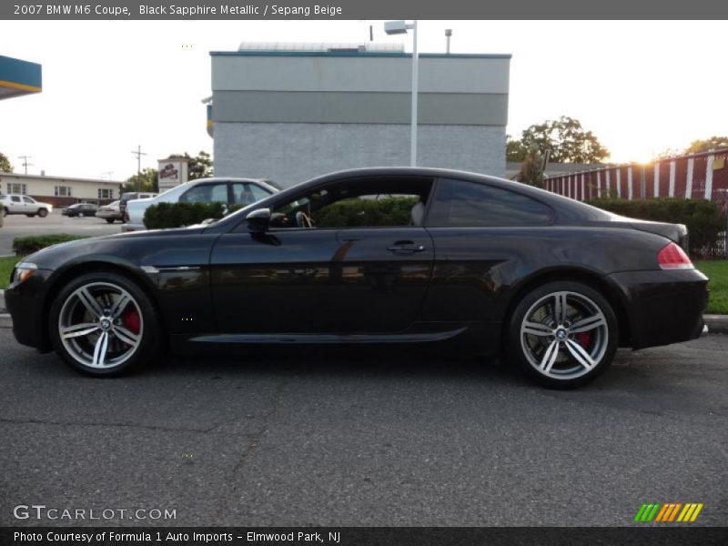 Black Sapphire Metallic / Sepang Beige 2007 BMW M6 Coupe