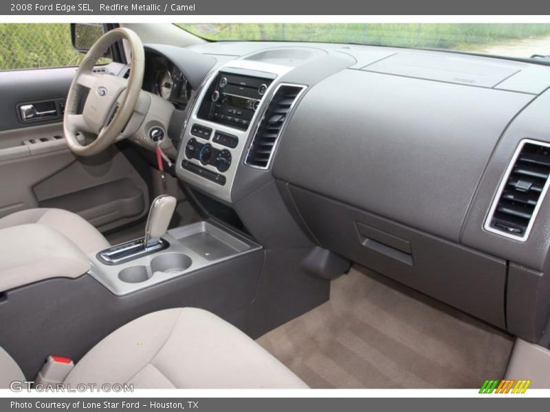Redfire Metallic / Camel 2008 Ford Edge SEL
