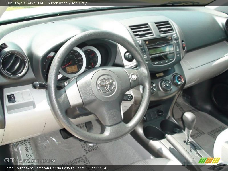 Super White / Ash Gray 2009 Toyota RAV4 4WD