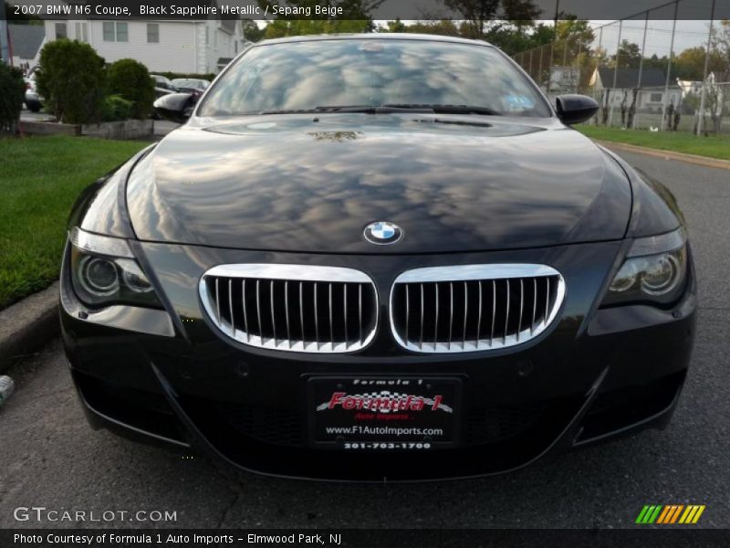 Black Sapphire Metallic / Sepang Beige 2007 BMW M6 Coupe