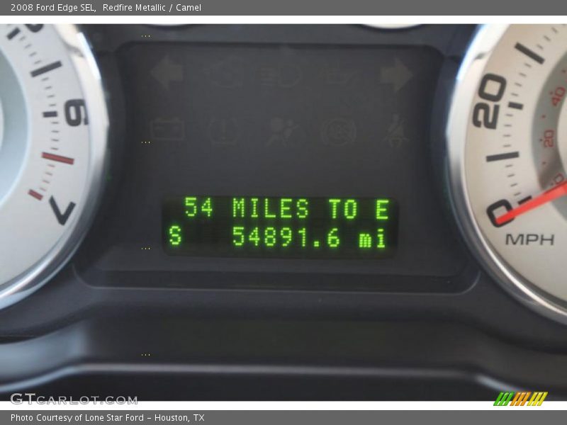 Redfire Metallic / Camel 2008 Ford Edge SEL