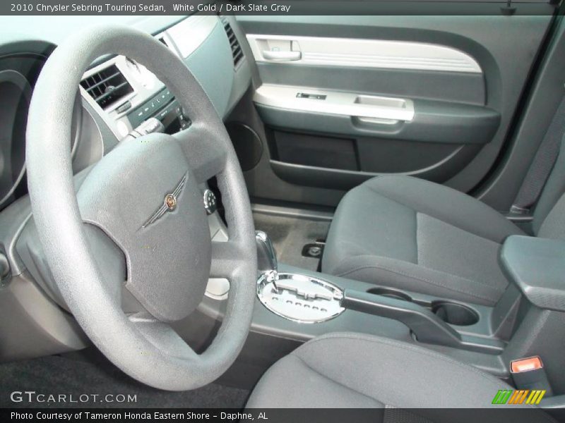White Gold / Dark Slate Gray 2010 Chrysler Sebring Touring Sedan