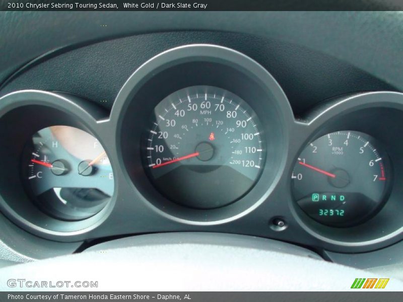 White Gold / Dark Slate Gray 2010 Chrysler Sebring Touring Sedan