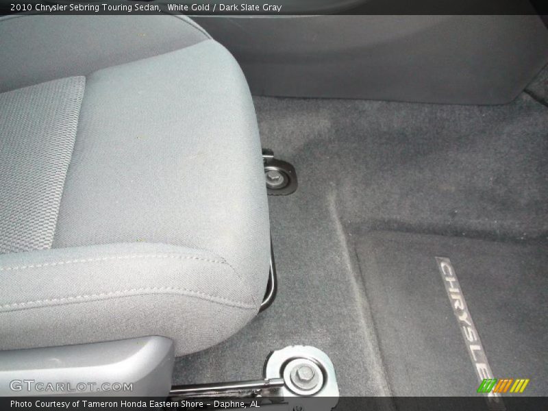 White Gold / Dark Slate Gray 2010 Chrysler Sebring Touring Sedan