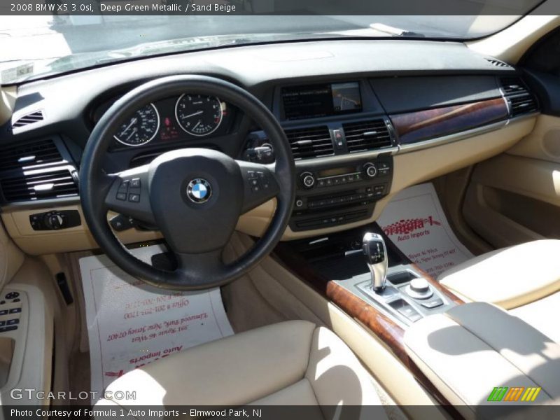Deep Green Metallic / Sand Beige 2008 BMW X5 3.0si