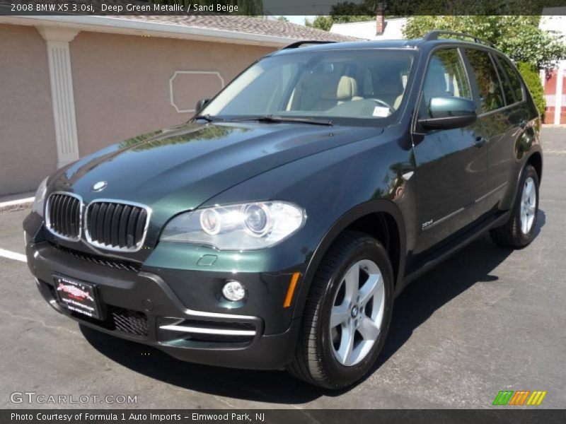 Deep Green Metallic / Sand Beige 2008 BMW X5 3.0si